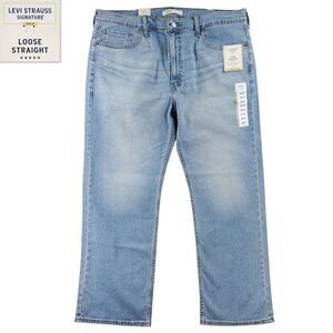 Levi's Signature Gold Jeans Loose Straight Stretch Men's "38x30" Real 40x30 NWT